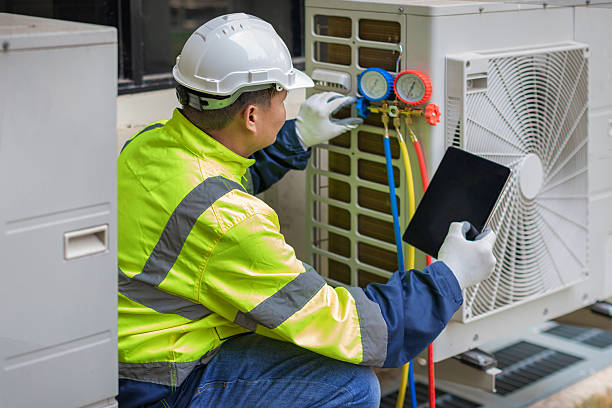 Professional Air Conditioning Repair technician working in Partlow, VA